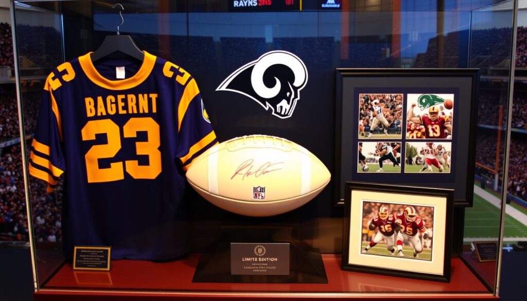 Limited edition Rams memorabilia