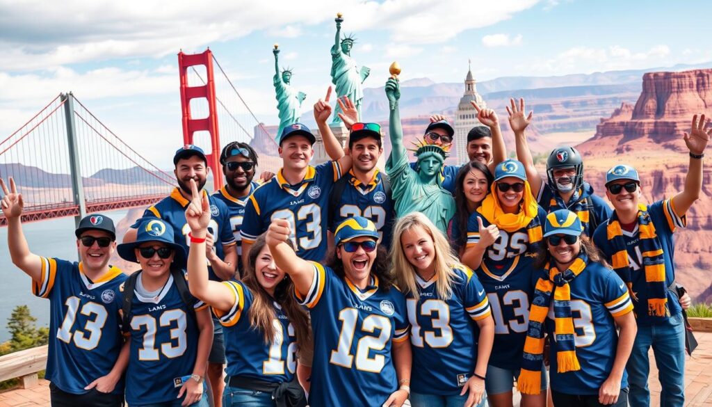 Rams fan gear nationwide