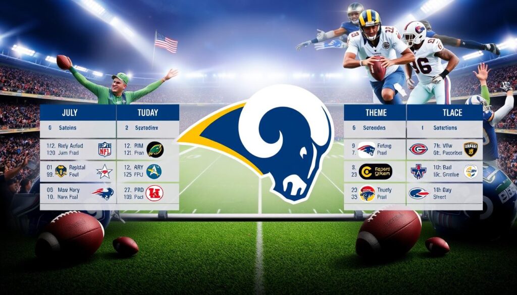 Rams fixtures overview