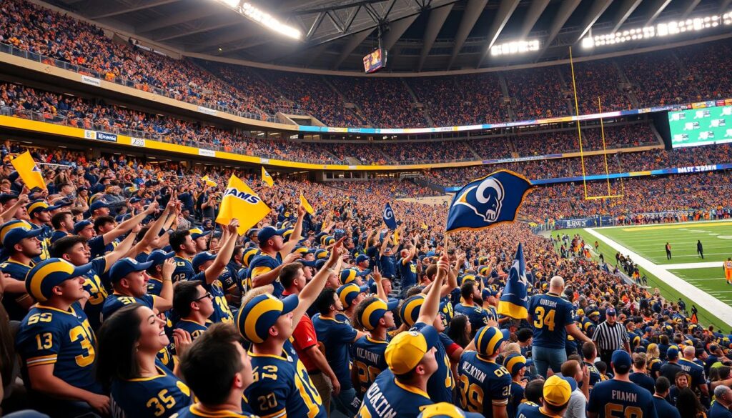 atmosphere attending rams home games