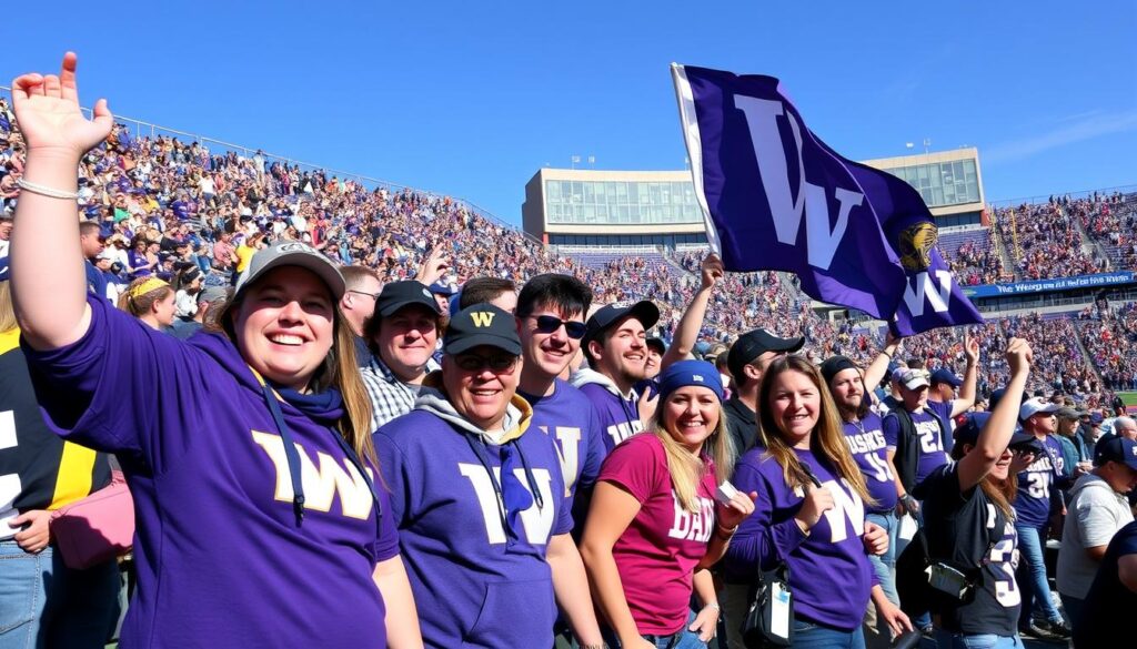 attending Washington Huskies games