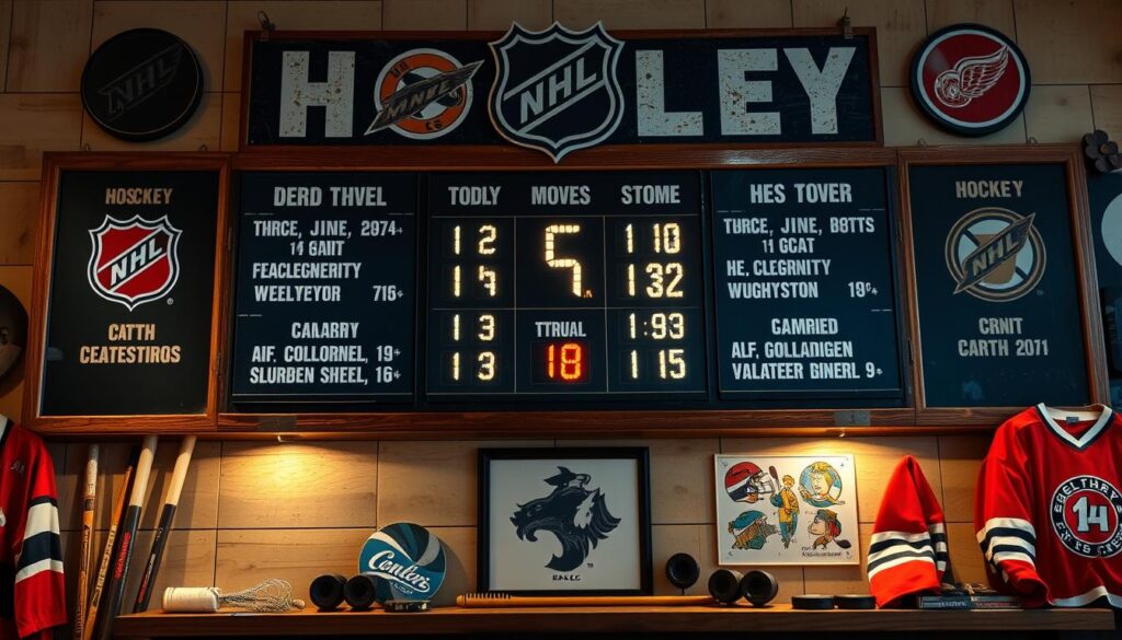 historical NHL scores