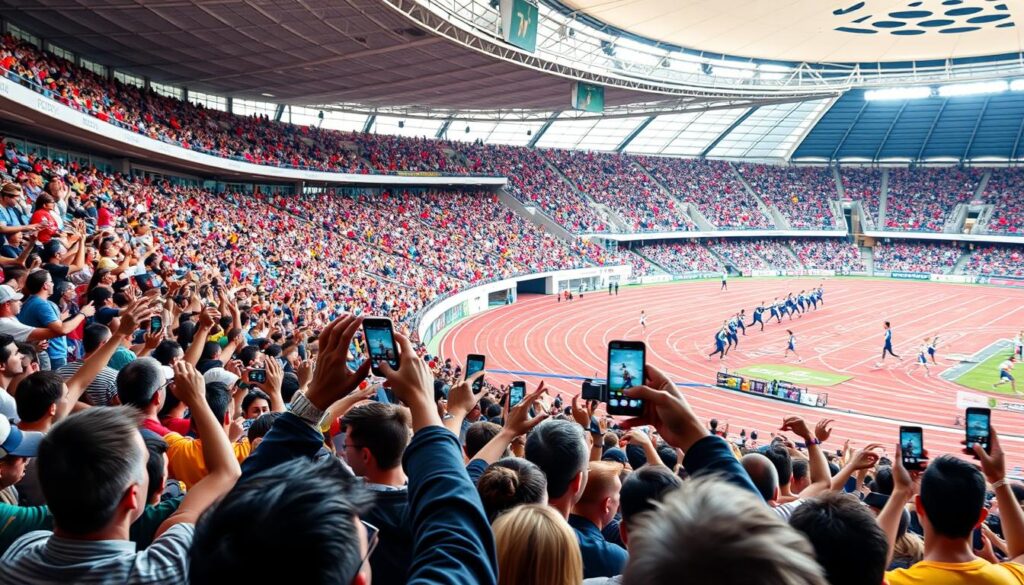 social media in track and field